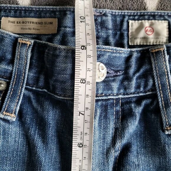 Ag Adriano Goldschmied Womens Ex Boyfriend Slouchy Slim Jean Size 28 Stretchy - Picture 7 of 10